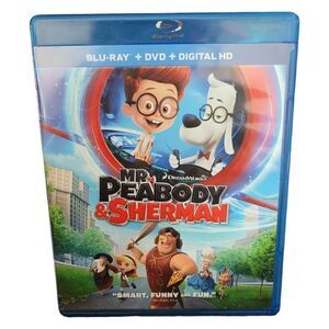 Mr Peabody & Sherman Blu ray DVD & Digital Copy